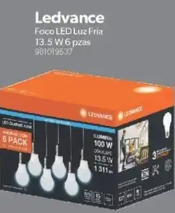 Sam's Club Ledvance Foco Luz Fría 13.5 W oferta