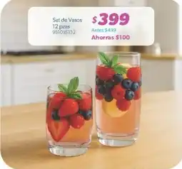 Sam's Club Set de Vasos oferta