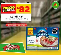 Bodega Aurrerá La Villita queso panela multipack oferta