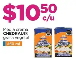 Chedraui Chedraui media crema grasa vegetal oferta