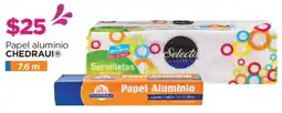 Chedraui Chedraui papel aluminio oferta