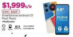Chedraui Nubia smartphone android 13 oferta