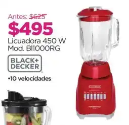 Chedraui Black+Decker licuadora 450 W oferta