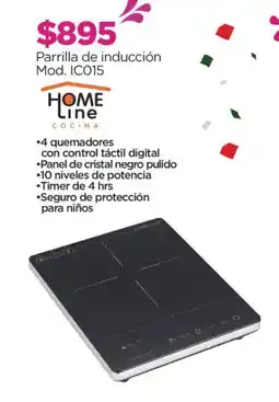 Chedraui Home Line parrilla inducción oferta