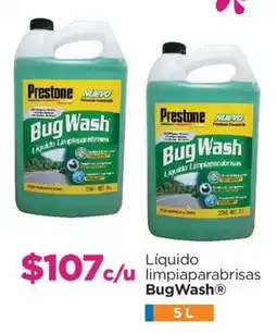 Chedraui Bug Wash liquido limpiaparabrisas oferta