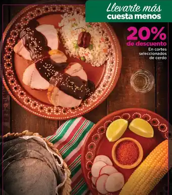 Chedraui En cortes seleccionados de cerdo oferta