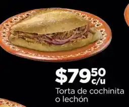 Chedraui Torta de cochinita o lechón oferta