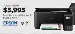 Chedraui Epson multifunctional ecotank oferta