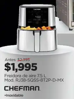 Chedraui Chefman freidora de aire 7.5 L oferta