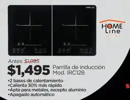 Chedraui Home Line parrilla de inducción oferta