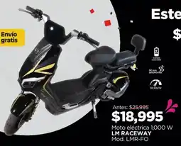Chedraui LM Raceway moto eléctrica 1,000 W oferta
