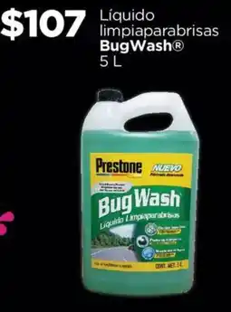 Chedraui BugWash liquid limpiaparabrisas oferta
