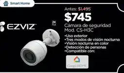 Chedraui EZVIZ Cámara de seguridad oferta