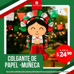 Modatelas Colgante de papel -muñeca oferta