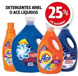 Farmacias Guadalajara Detergentes ariel o ace líquidos oferta