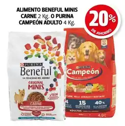 Farmacias Guadalajara Alimento baneful minis carne o purina campeón adulto oferta
