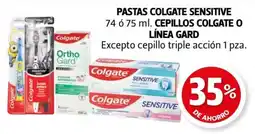 Farmacias Guadalajara Pastas colgate sensitive, cepillos colgate o línea gard oferta