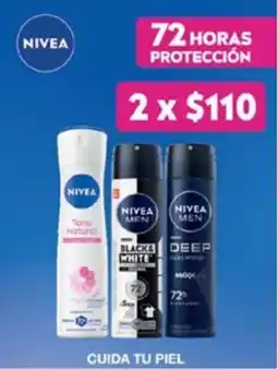 Farmacias Guadalajara Desodorantes nivea en aerosol oferta