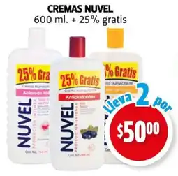 Farmacias Guadalajara Cremas nuvel oferta