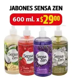 Farmacias Guadalajara Sensa Zen jabones oferta
