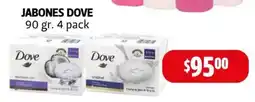 Farmacias Guadalajara Dove jabones oferta