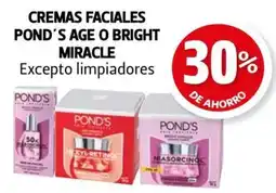 Farmacias Guadalajara Cremas faciales pond's age o bright miracle oferta