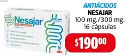 Farmacias Guadalajara Nesajar 100 mg/300 mg oferta