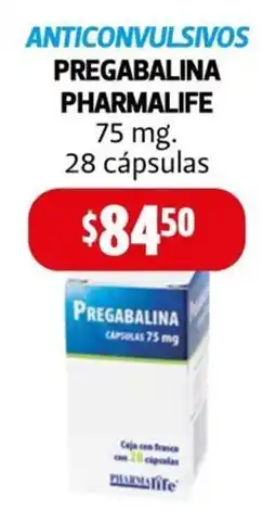 Farmacias Guadalajara Pharmalife pregabalina 75 mg oferta
