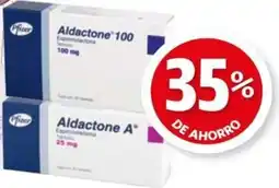 Farmacias Guadalajara Aldactone 100 o 25 mg oferta