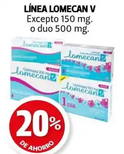 Farmacias Guadalajara Línea Lomecan V oferta