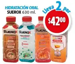 Farmacias Guadalajara Suerox hidratación oral oferta