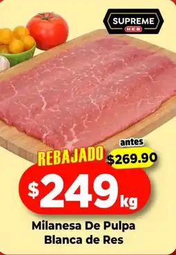HEB Milanesa de pulpa blanca de res oferta