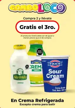 HEB En crema refrigerada oferta