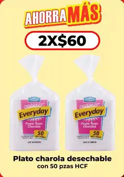 HEB Everyday plato charola desechable oferta