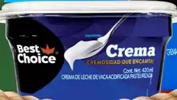 Tiendas Neto Best Choice crema ácida oferta