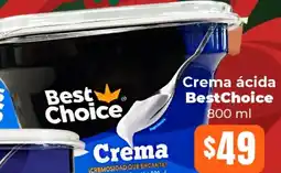 Tiendas Neto Best Choice crema ácida oferta