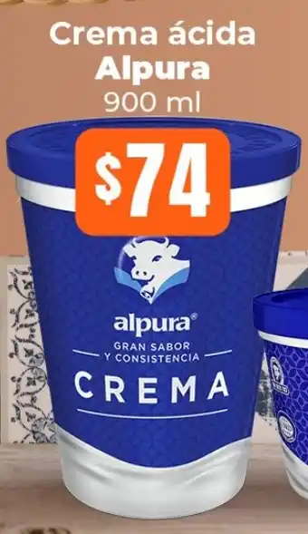 Tiendas Neto Alpura crema ácida oferta