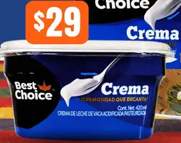 Tiendas Neto Best Choice crema ácida oferta