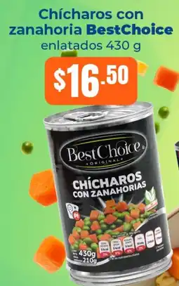 Tiendas Neto Best Choice chícharos con zanahoria oferta