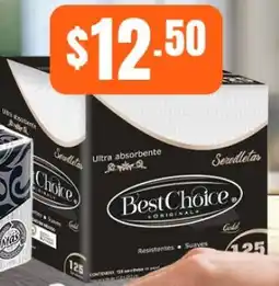Tiendas Neto Best Choice servilletas torteras gold oferta