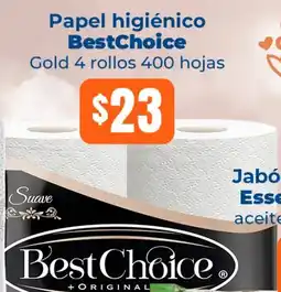 Tiendas Neto Best Choice papel higiénico gold oferta