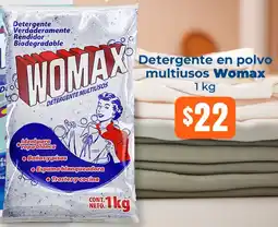 Tiendas Neto Womax Detergente en polvo multiusos oferta