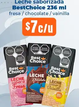 Tiendas Neto Best Choice leche saborizada oferta