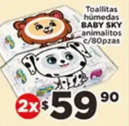 El Florido Baby Sky toallitas húmedas oferta