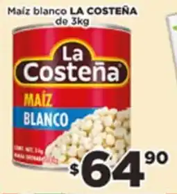 El Florido La Costeña maiz blanco oferta