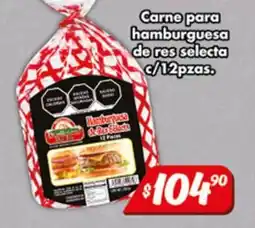 El Florido Carne para hamburguesa de res selecta oferta