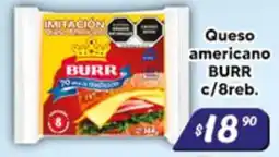 El Florido Burr queso americano oferta