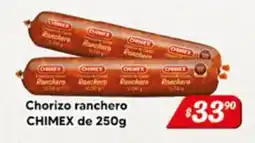 El Florido Chimex chorizo ranchero oferta