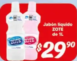 El Florido Zote jabón líquido oferta