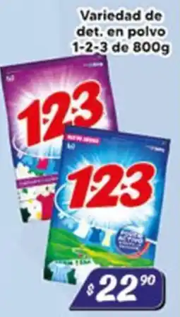 El Florido 1-2-3 detergente en polvo oferta